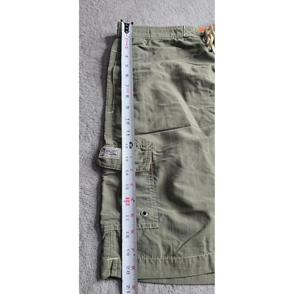 Polo Ralph Lauren Lined Swim Trunks Mens L Green Drawstring 9